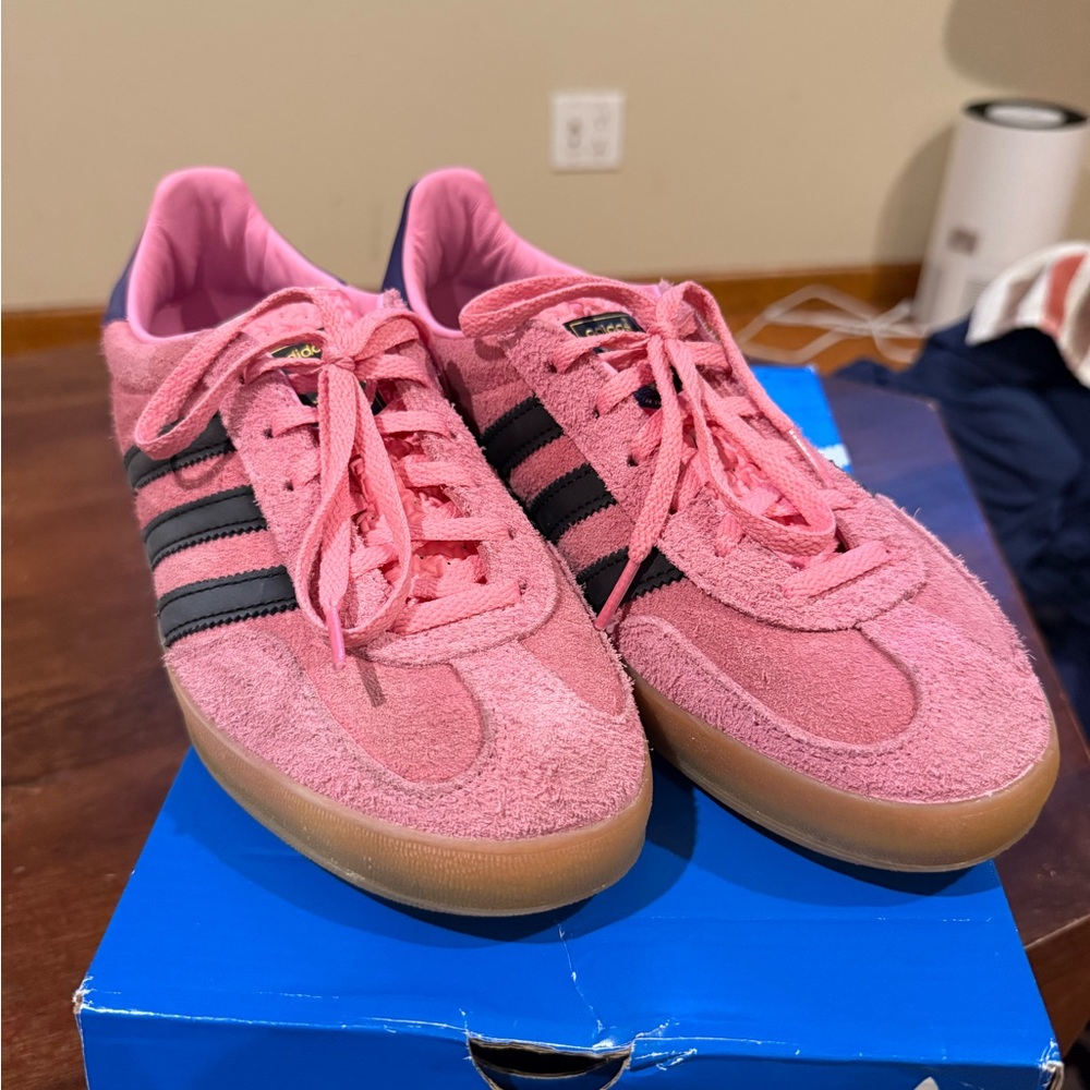 Adidas Pink and Black Sneakers